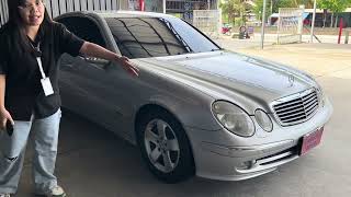 MercedesBenz E240 26 V6 AT ปี 2003  ราคา 257000 บาท [upl. by Brietta]