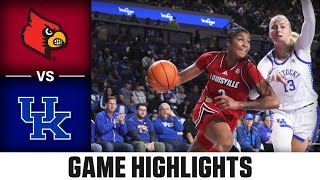 Louisville vs Kentucky Game Highlights  202425 ACC Womens Basketball [upl. by Nawed]