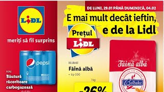 CATALOG LIDL 29 IANUARIE 2024SAPTAMANA AMERICANAOFERTELE DE JOI 01 FEBRUARIE 2024SUPERWEEKENDLIDL [upl. by Carlin]