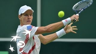 Highlights Tomas Berdych CZE v Thiemo de Bakker NED [upl. by Alleira560]