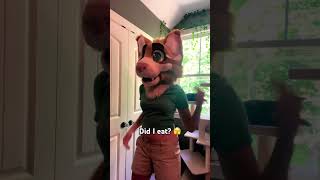 Get it Cause it’s a cannibal song No Okay 😅 christian morwenator furry fursuit [upl. by Warila795]