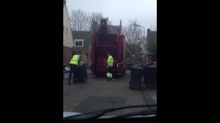 Garbagetruck smashing Adidas shoes [upl. by Lat]