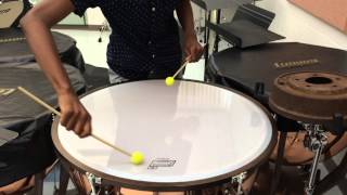 Superball Mallets on Timpani Head in quotThe Cave You Fearquot [upl. by Oremo]