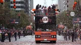 A Dynasty on Parade  Giants World Series 2014 [upl. by Akcirred867]