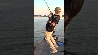 Andrew Loberg with an early JIG bite at Eufaula OK [upl. by Mic]