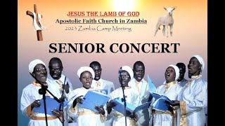 Senior Concert Jesus the Lamb of God Apostolic Faith Church in Zambia Live Broadcast [upl. by Erdna12]