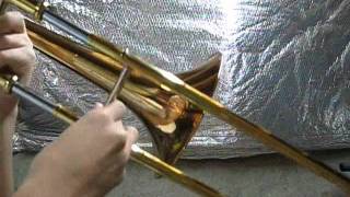 REMAKE How to Play quotGreensleevesquot on Trombone [upl. by Atteynot]