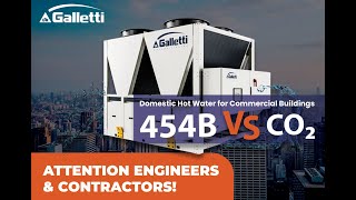 Galletti presents the case for R454B vs C02 in domestic hot water heat pump applications [upl. by Lotsirb635]