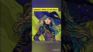 Celestial Witch of the Night 🌃 halloween halloween2024 shorts trending halloweencostumes funny [upl. by Ahsayn]