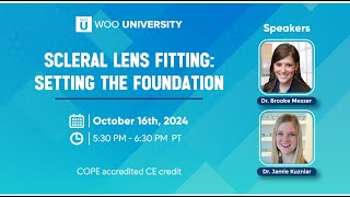 Scleral Lens Fitting Setting the Foundation [upl. by Zadack]