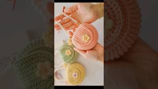 Mini crochet bagsshorts youtubeshort [upl. by Endor340]