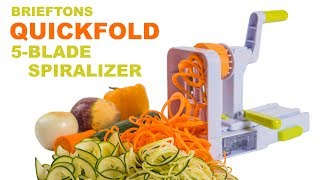 Spiralizer Comparison Compare 5 Vegetable Spiral Slicers [upl. by Franciskus]