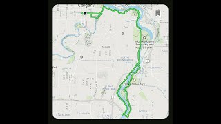 Cycling 11 Along Bow River [upl. by Cyrillus]