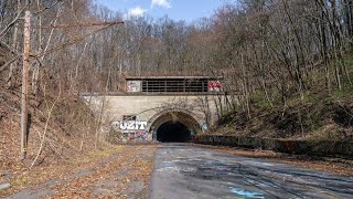 Exploring the Apocalyptic ABANDONED Pennsylvania Turnpike  13 Miles of Decay [upl. by Traweek]