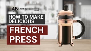 How to Make a Delicious Bodum French Press Coffee [upl. by Adnac]