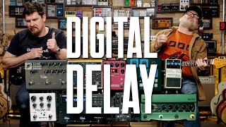 Choosing A Digital Delay For Guitar – Fun With Boss Meris Strymon Line 6 OTO Keeley amp More [upl. by Anyt166]