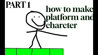 GDEVELOP TUTORIAL 1Making Characters And Platforms [upl. by Fabiolas161]