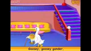 Goosey Goosey Gander  Nursery Rhymes for Kids Buzzers [upl. by Ayimat]