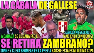 Â¿ZAMBRANO VE CERCA SU RETURO GALLESE Y SU CÃBALA CONTRA CHILE PRENSA VE COMO RIVAL FACIL A CANADÃ [upl. by Tniassuot]