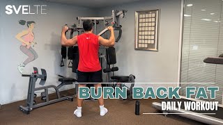 Get Rid Of Back Fat With This Daily Workout Routine [upl. by Ailemak269]