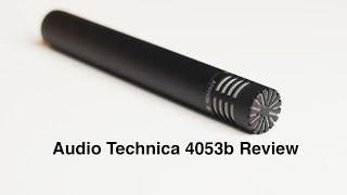 Recording Indoor Dialogue Audio Technica AT4053b Review [upl. by Anyk232]