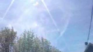 Massive Chemtrail spraying in Northern NJ [upl. by Adnalor902]