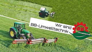 BB Umwelttechnik  Technik für nachhaltige Landwirtschaft  Doppelmessermähwerke und Kammschwader [upl. by Obie817]