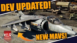 War Thunder  DEV UPDATED Super Cobra Harrier with NEW MAVERICKS amp ALPHA JET changes amp MORE [upl. by Paschasia]