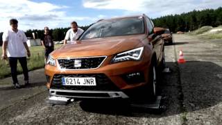 SEAT ATECA W szpilkach za kierownicąToruń 2016r [upl. by Nerradal29]