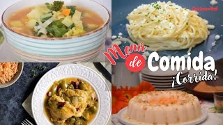 ¿Cómo hacer un menú rápido y delicioso en solo 30 minutos  Menú de comida  Cocina Vital [upl. by Nomelc]