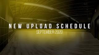 NEW Upload Schedule  SEPTEMBER  MihranTV MIHRANKSTUDIOS [upl. by Tak]