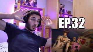 JOJOS BIZARRE ADVENTURE PART 5 EP 32 REACTION DOPPIO [upl. by Anauqahs]