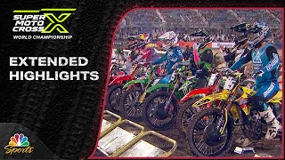 SuperMotocross Playoffs EXTENDED HIGHLIGHTS Round 2 at Chicago  91623  Motorsports on NBC [upl. by Karen]