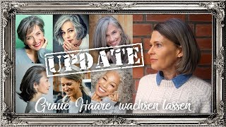 Graue Haare wachsen lassen UPDATE  Never2Late [upl. by Doran]