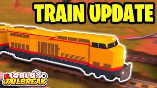 NEW TRAIN UPDATE LONGER TRAINS Roblox Jailbreak NEW UPDATE  🔴 Roblox Jailbreak LIVE [upl. by Annora]