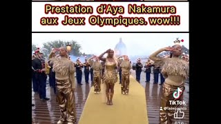 SUPERBE PRESTATION D’AYA NAKAMURA AUX JEUX OLYMPIQUES [upl. by Yerggoeg]