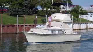 1972 31 CHRIS CRAFT COMMANDER SEDAN 2013 [upl. by Hiltner]