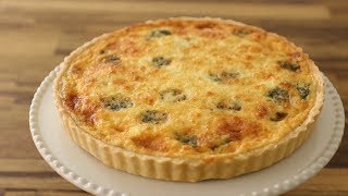 Spinach and cheese Quiche Recipe [upl. by Eitsym]