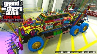 Mercedes Monster Benefactor Nightmare Bruiser 4k Insane car GTA 5 ONLINE GAMEPLAY Armored Guns [upl. by Stuckey]