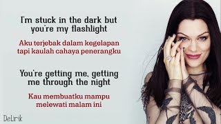 Flashlight  Jessie J Lyrics video dan terjemahan [upl. by Amrac]