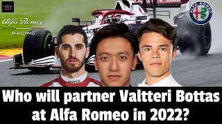 Who will partner Valtteri Bottas at Alfa Romeo in 2022  Driver Transfer News [upl. by Arihaj]