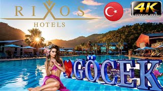 4K RIXOS PREMIUM GOCEK 2023 S НЕПЛОХАЯ ПЯТЕРКА HOTEL GOOD BEACH RESORT DALAMAN FETHYE MUGLA TURKEY [upl. by Ariajay829]