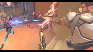 Hanzo NEEDS Mercy pocket to 1v1 Tracer [upl. by Francesco]