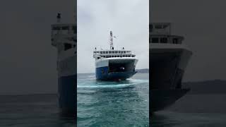 Ferry arriving in Agistri Greece Pt2 Shorts [upl. by Fulmis]