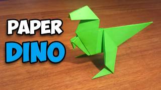 How To Make an Easy Origami Dinosaur [upl. by Assir]