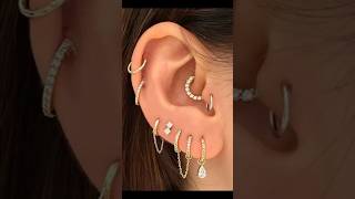 ear piercings 😍😍❤❤💕💖🐱‍💻👀 2024 [upl. by Acinemod]