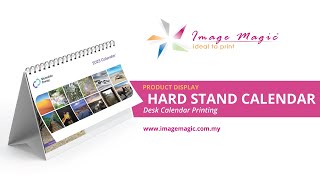 Hard Stand Calendar Desk Calendar Printing [upl. by Holbrook]