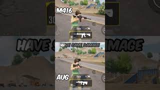 M416 vs AUG Which is Better shorts bgmi pubg [upl. by Leamhsi310]