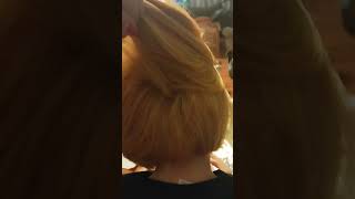 Part 2 Bleaching dark box dyed hair blonde RESULT first bleach session boxbleach bradmondo [upl. by Konstantin]