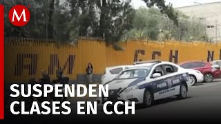 CCH Naucalpan es resguardado por agentes policiacos [upl. by Farrar]